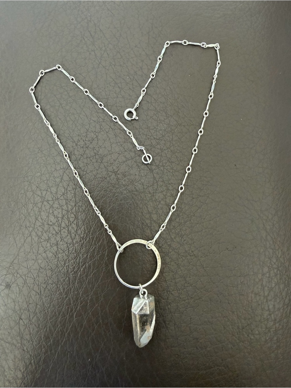 Dream Chaser by Fierce Forward Sterling Silver Crystal Necklace